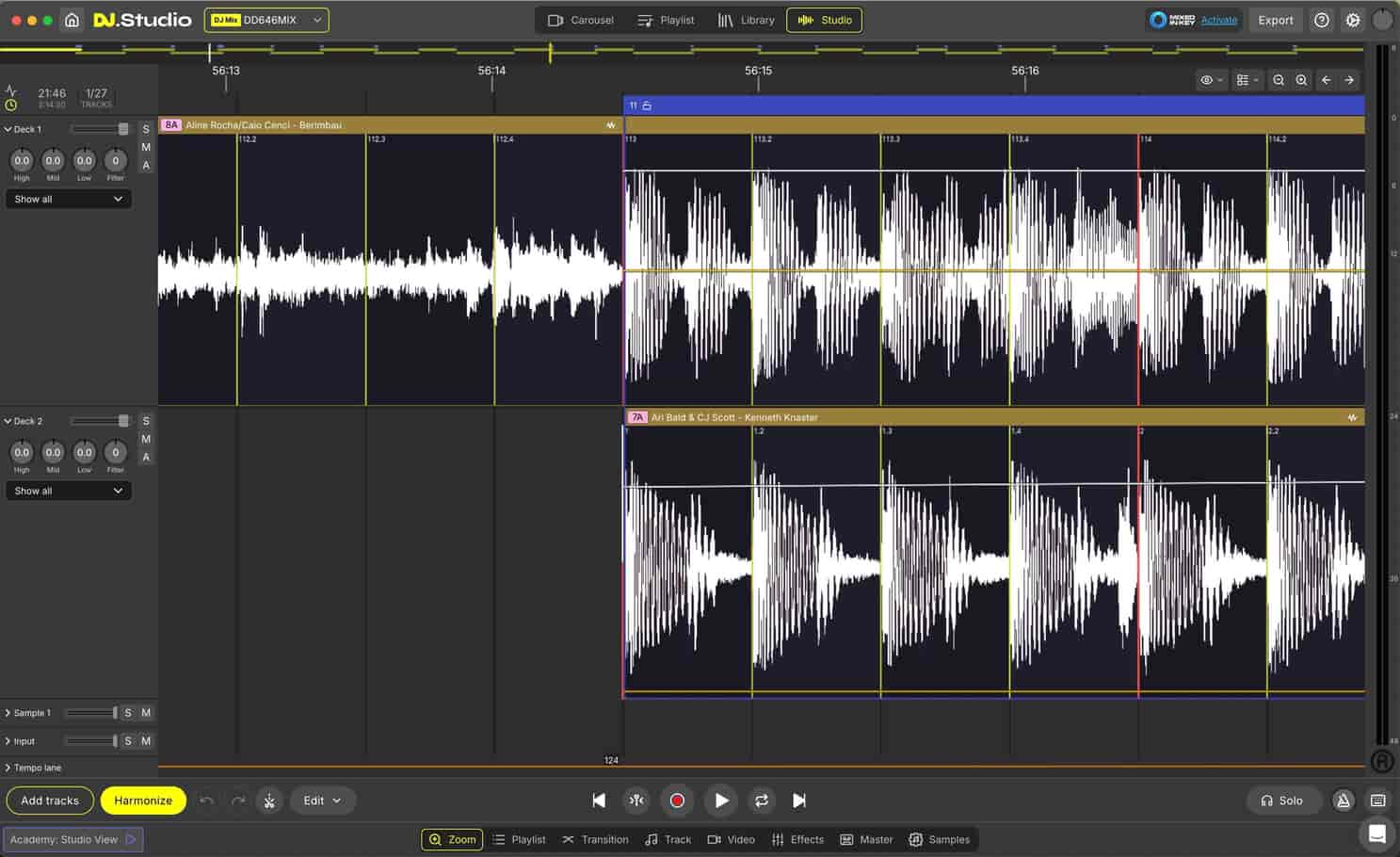 Beatmatching In DJ.Studio
