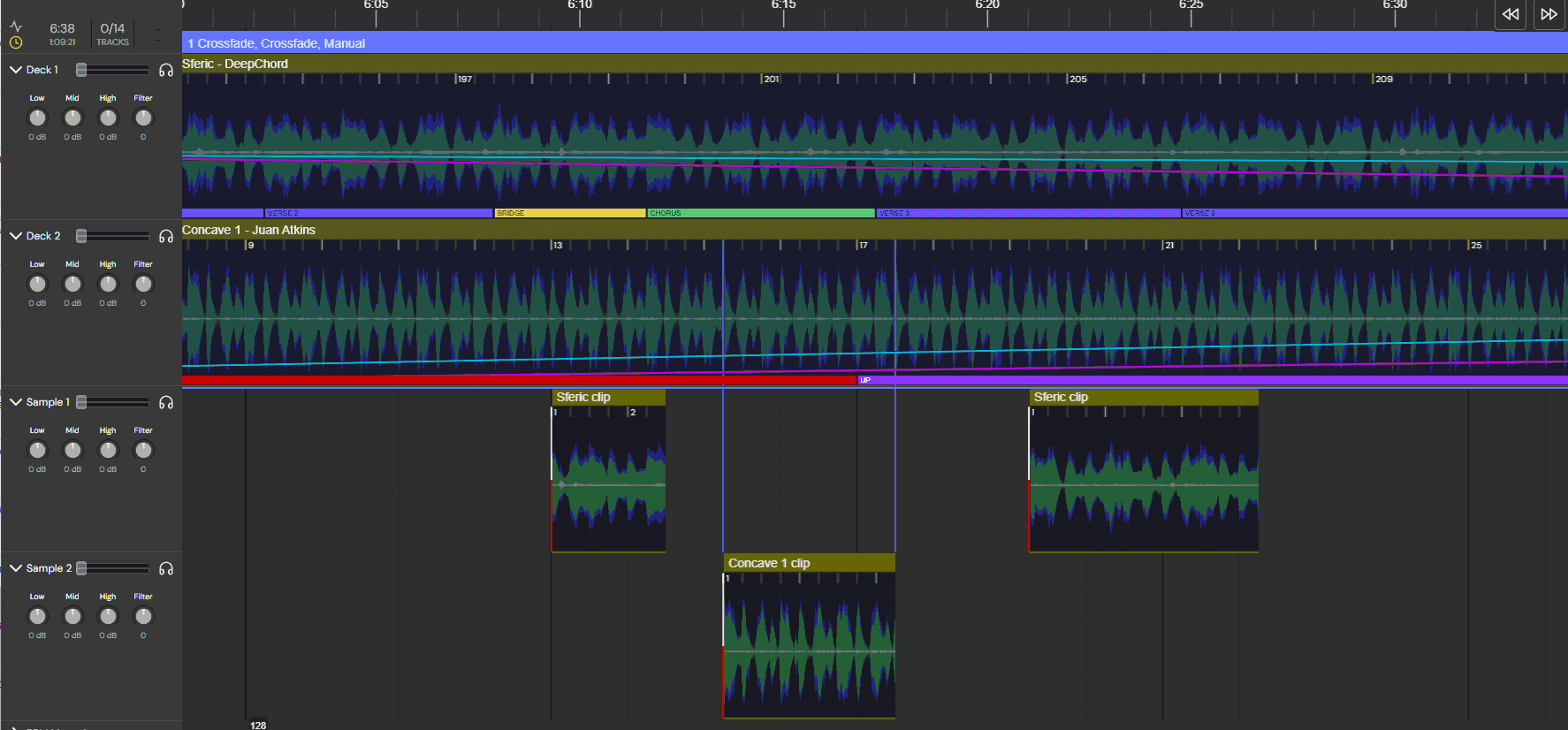 dj studio samples