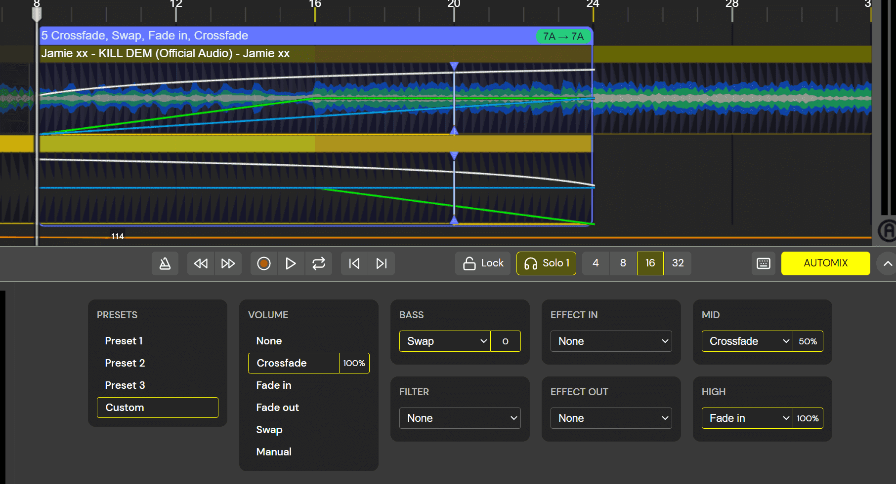 Mix Treble Drop Bass