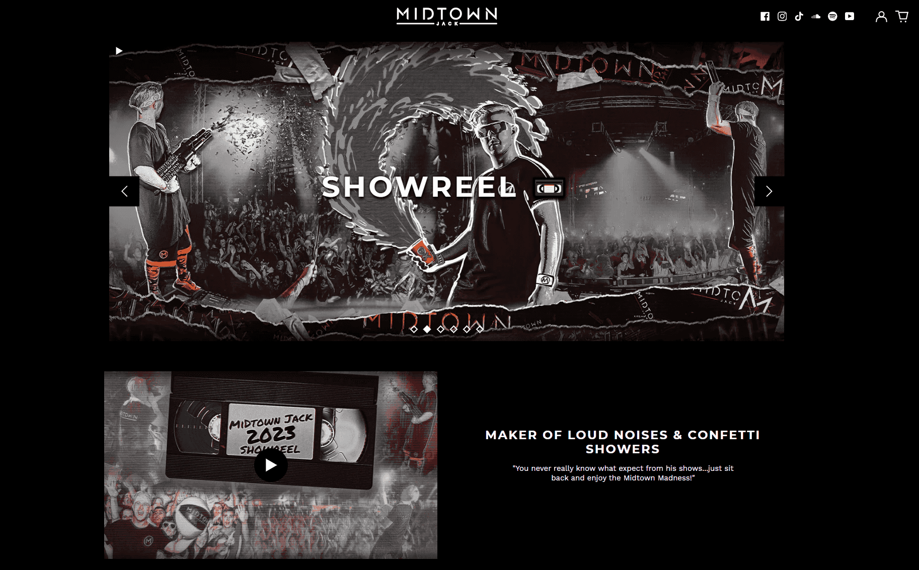 Midtown Jack Website