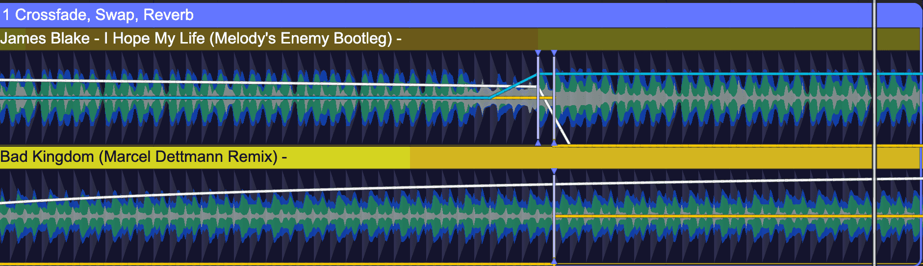 Create the reverb effect yourself with manual automations