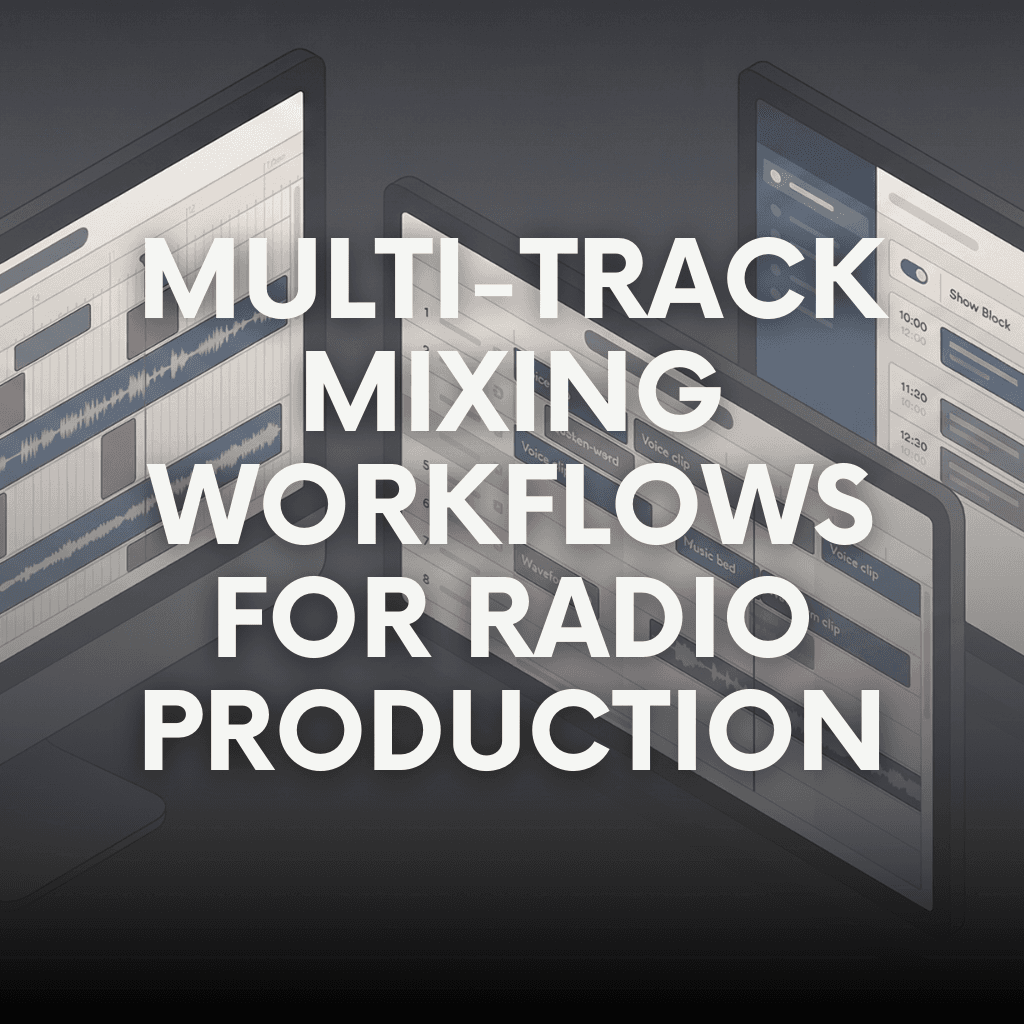 Multi-Track Mixing Software for Radio Shows Practical Workflows for Broadcasters and Creators