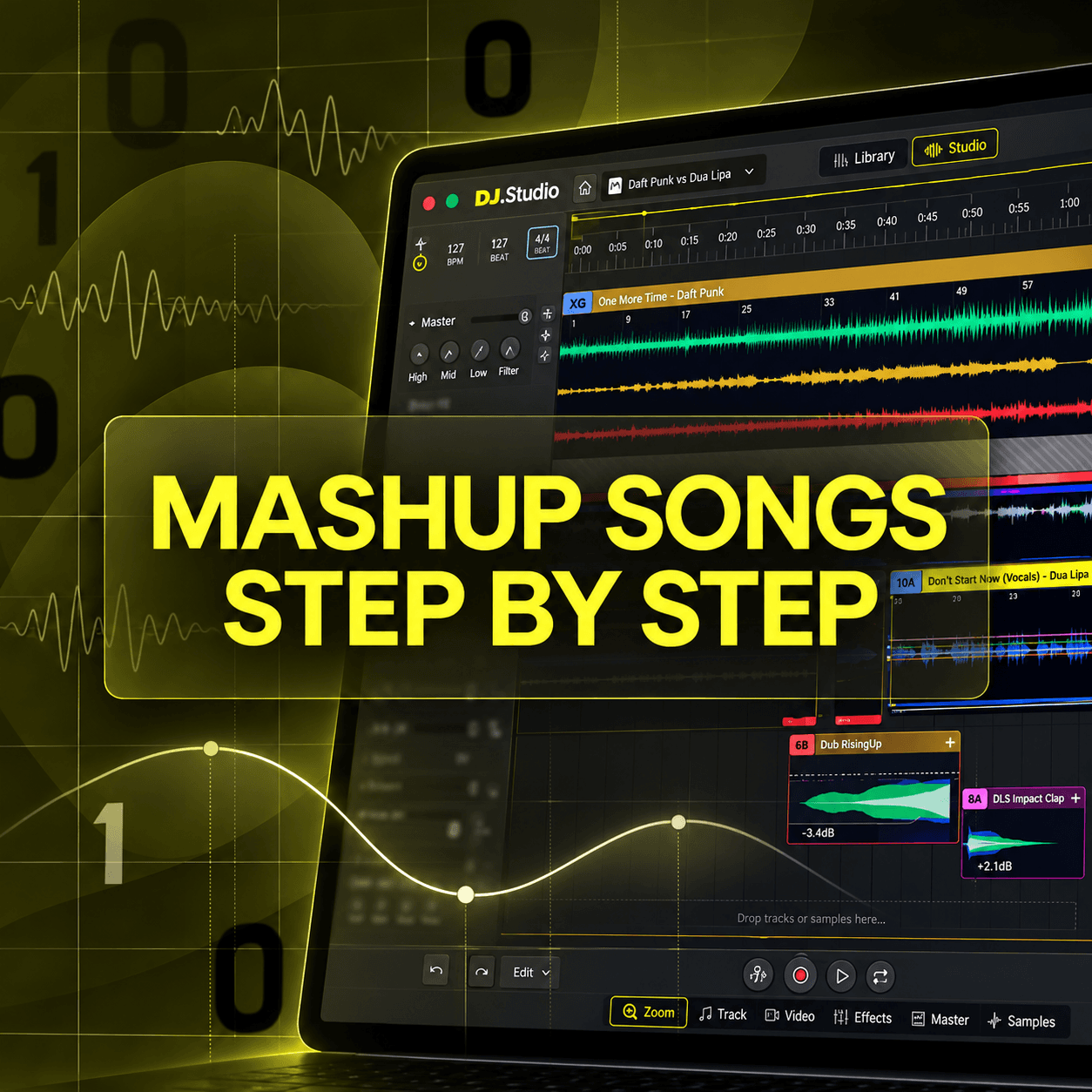 mashup songs step by step
