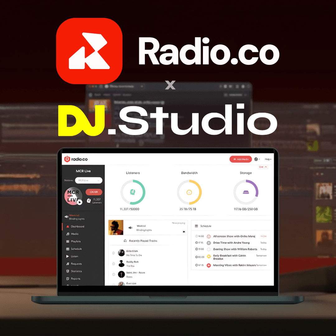 Radio.co x DJ.Studio