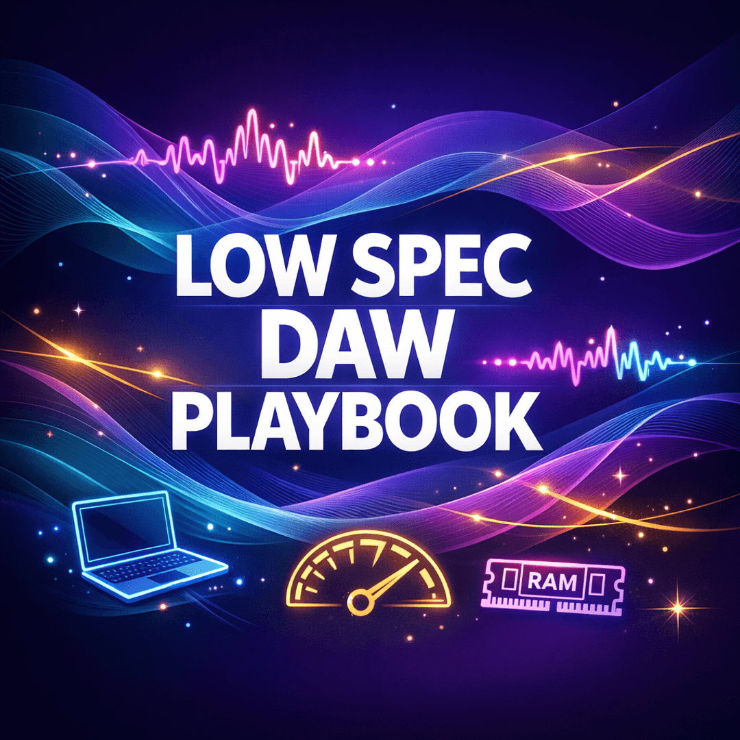 Low Spec DAW Playbook