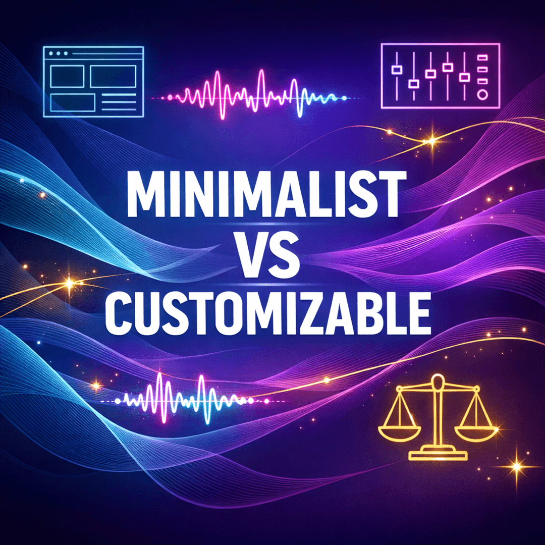 Minimalist vs Customizable