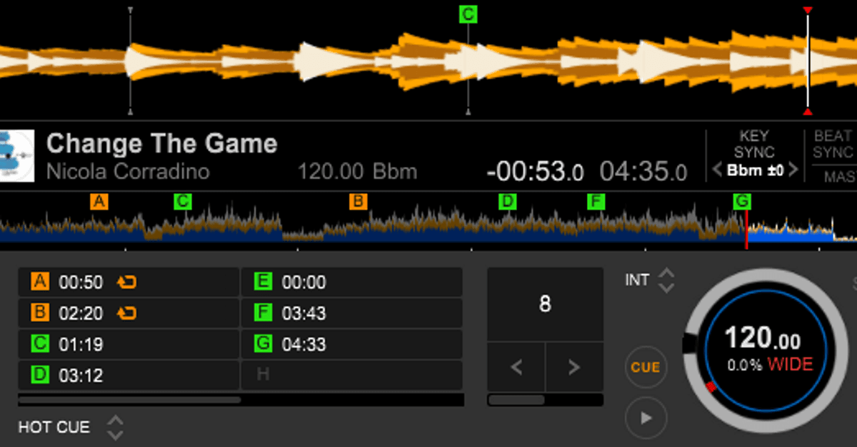 DJ software cue points 