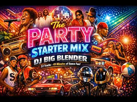 Cover art for The Party Starter Mix by DJ Big Blender by DJ Big Blender