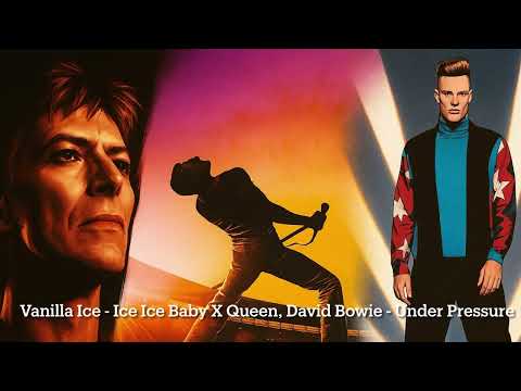 Cover art for Vanilla Ice - Ice Ice Baby x Queen, David Bowie - Under Pressure (Mashup) by Fred Brandsen